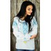 Embroidered blouse "Traditions Blue 2"